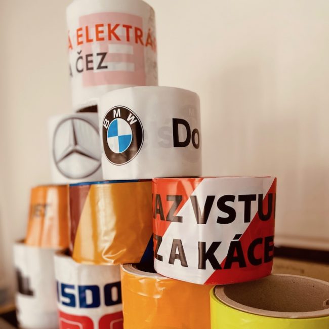 Balicí pásky potištěné